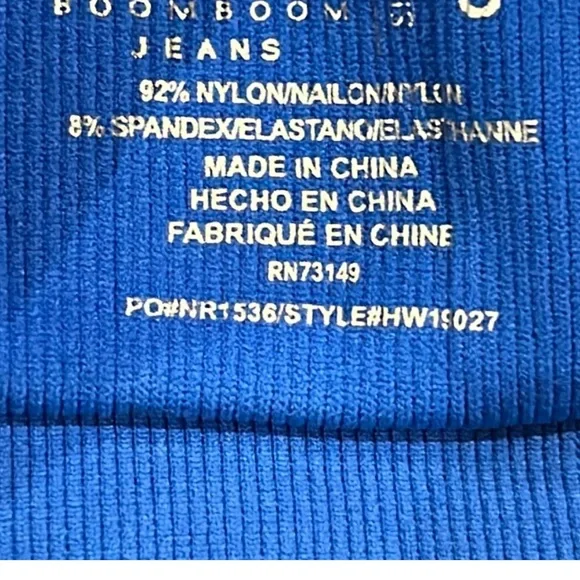 Boom Boom Jeans Blue Criss-Cross Bra - Picture 4 of 4